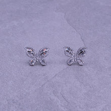 Load image into Gallery viewer, Butterfly stud earrings
