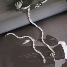 Load image into Gallery viewer, Rosie 4mm Tennis Bracelet - Silver
