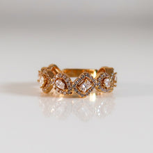 Load image into Gallery viewer, Izzy Square And Oval Ring - Gold
