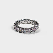 Load image into Gallery viewer, Round Stone Diamante Eternity Ring
