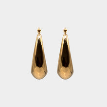 Load image into Gallery viewer, Savannah Tear Drop Oval Hoop Earrings
