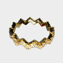 Load image into Gallery viewer, Zig Zag Diamante Eternity Ring
